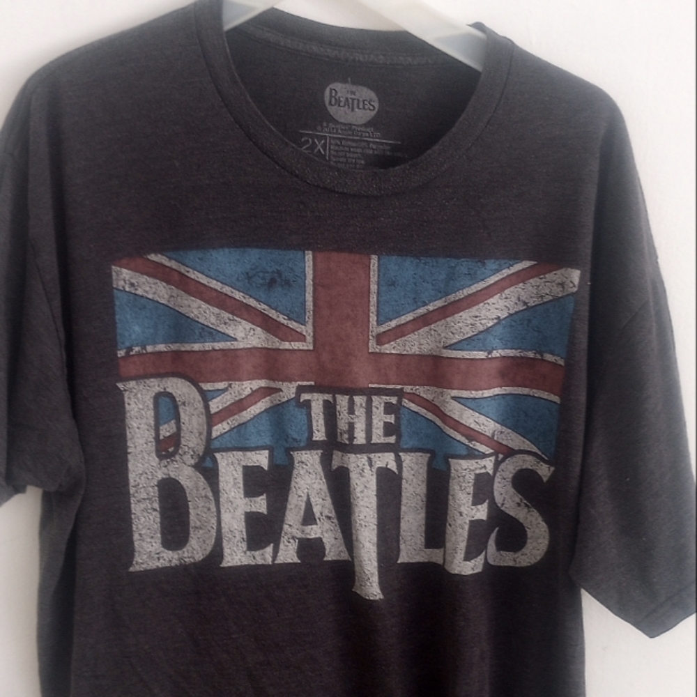 Beatles Men's Shirt, 2XL, Gray